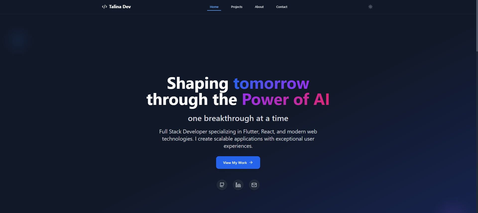 Talina Dev Portfolio